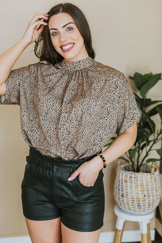 Landry Leopard Halter Top - 2 Colors