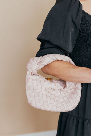 Ava Woven Knotted Handbag